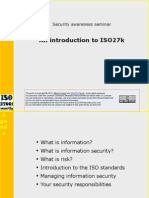 ISO27k Awareness Presentation