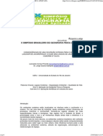 X Simpósio Brasileiro de Georafia Física Aplicada