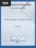 Apostila - Projeto Pedagógico e Gestão Da Escola