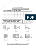 Avaliação de Matemática