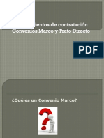 Convenio Marco y Trato Directo PDF