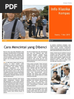 Artikel Kompas - Cara Mencintai Yang Dibenci