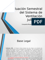 Evaluación Estadística Sistema de Ventilación