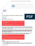 Qué Es El Programa de Certificación de Competencias Laborales - SERVICIO NACIONAL de CAPACITACION Y EMPLEO