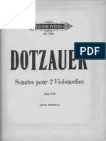 Dotzauer - Sonates Pour 2 Violoncelles Op.103-Cello 1