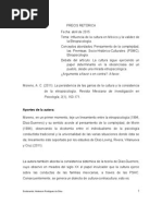 Influencia de la cultura en México y la validez de la Etnopsicología.