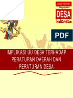 IMPLIKASI UU DESA Terhadap Perda Dan Perdes PDF