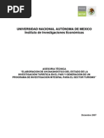 Diagnostic o Investigacion Turist i CA Mexico