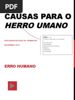 Causa Do Erro Humano