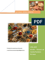 UFCD 8239 Matérias-Primas Alimentares Índice