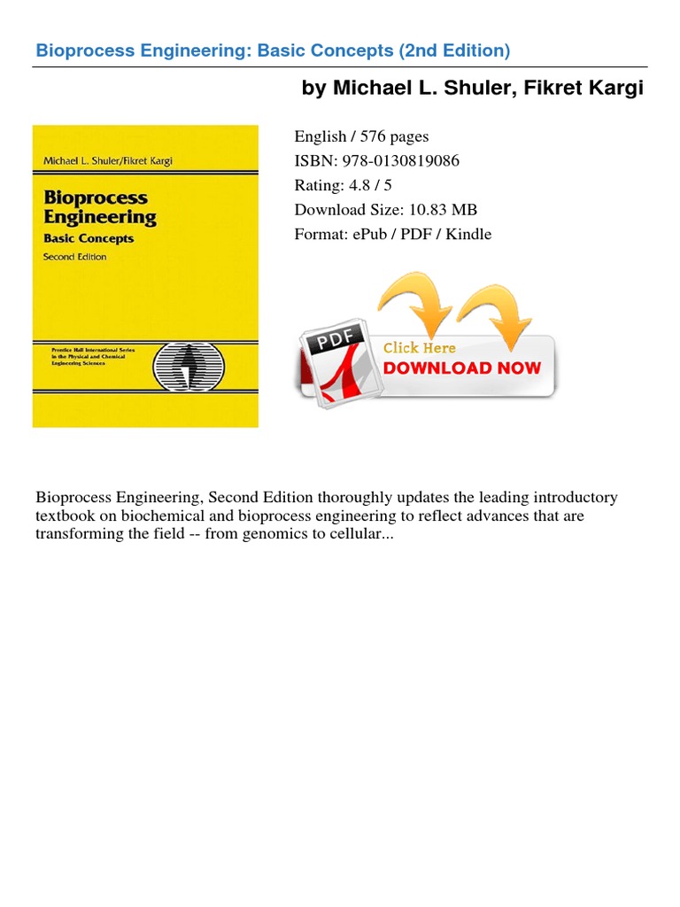 Bioprocess Engineering: Basic Concepts 2E | PDF | Portable Document ...