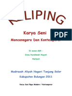 keliping seNI rupa Manca+Nasional