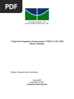 Organismos Internacionais.