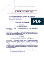 Batas Pambansa Blg. 232 - Education Act of 1982