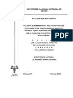 Taller de Autoestima Adult May Clubes 3 Edad PDF
