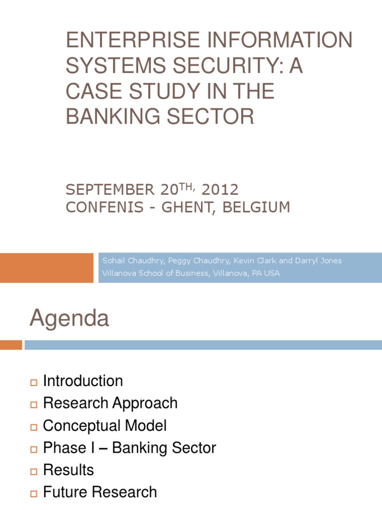 Information Security In Banking Sector Pdf Pdf Information Security