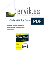 Citrix HDX For Dummies 1.0