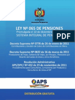 Ley 065 de Pensiones