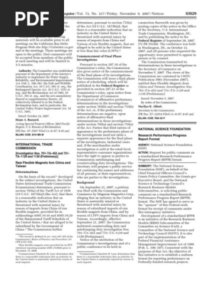 Notice: Reports and guidance documents; availability, etc.: Research Performance Progress Report; standardized format; comment request