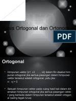 ORTONORMAL DAN BASIS