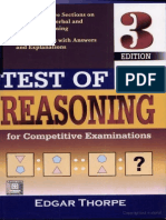 Thorpe's Test of Reasoning Solved E-book(666 Pages) 3rd Edition