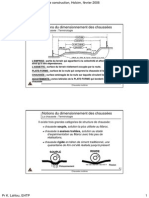 Dimension Chaussee Generalites
