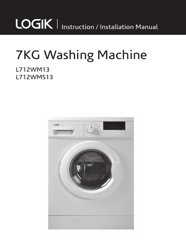 Logik L712WMS13 Washing Machine Washing Machine Laundry