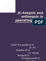 Asepsis and antisepsis techniques in the operating room