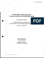 Simpson - Powrie - Embedded Retaining Walls - Theory, Practice and Understanding