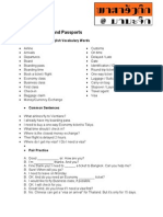 02 Travel Forms and Passport