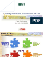 IT Industry Performance Annual Review: 2007-08: Press Conference