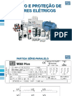 Partida compensadora de motores elétricos