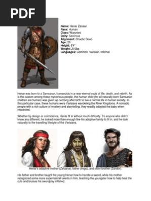 Henar character bio