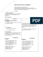 Detailed Lesson Plan in English 6 Causeeffect