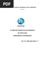 El Líder de Equipo en Las Empresas Costarricenses Habilidades Destrezas