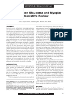  Primary Open Glaucoma and Myopia