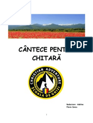 Caiet De Cantece Pt Chitara 1