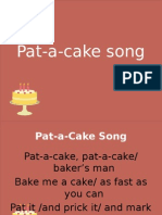 Pat-A-Cake Song