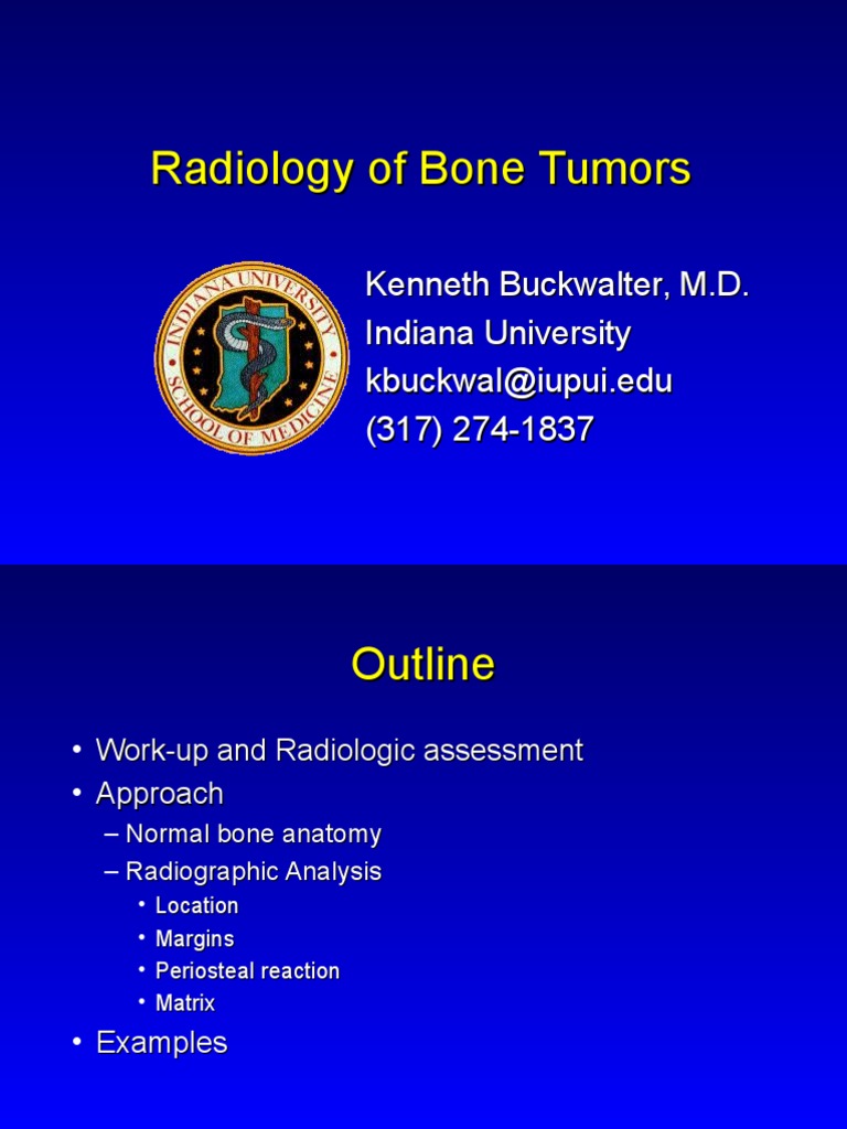 RADIOGRAPHIC EVALUATION OF BONE TUMORS visual data 2