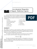 Principles of Organic Medicinal Chemistry Chapter 3 Physico Chemical Properties of Organic Medicinal Agents[1]