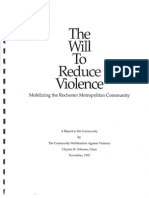 1992 Community Mobilization Against Violence Report