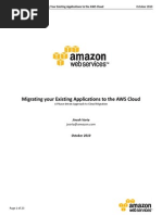 Migrating Your Existing Applications To The AWS Cloud