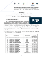 Procedura de Organizare a Cursurilor Autorizate ANC in Cadrul Proiectului PECAFROM