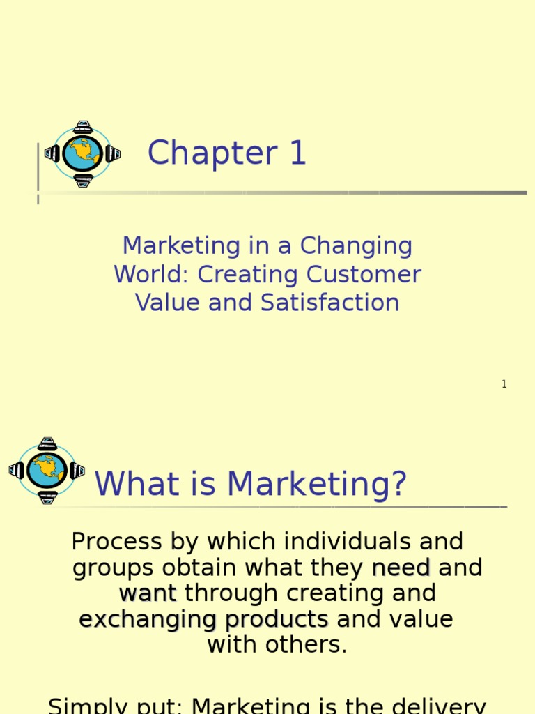 Marketing in A Changing World: Creating Customer | PDF | Marketing | Sales
