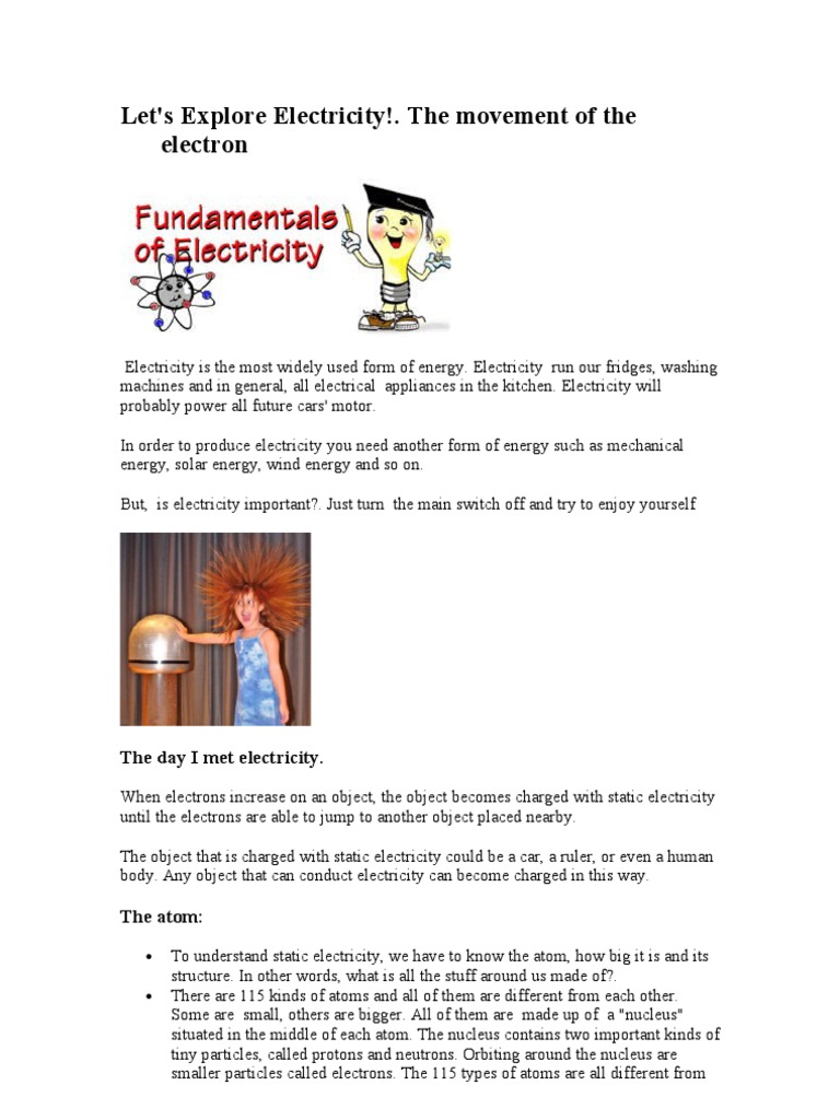 Understanding Electricity Basics | PDF | Electrical Resistance And ...