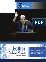 Tercer Informe de la Diputada Esther Quintana