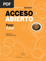 Acceso Abierto Peter Suber