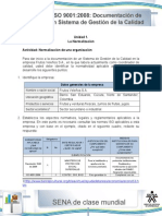 ActivActividad de Aprendizaje unidad 1-La normalizacion de una organizacionidad de Aprendizaje Unidad 1-La Normalizacion de Una Organizacion