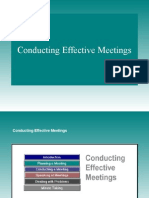 Conducting Effective Meetings