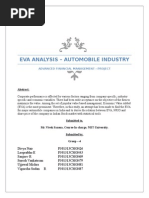 EVA - Indian Automobile Industry